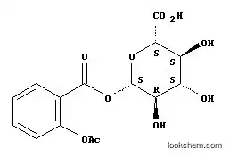 Molecular Structure of 24719-72-0 (Aspirin-acyl--D-glucuronide)